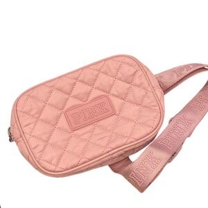 PINK Victoria's Secret Quilted Crossbody Belt Bag Fanny Pack